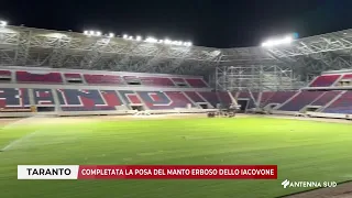 JULY 21, 2026 TARANTO IACOVONE STADIUM TURF INSTALLATION COMPLETED