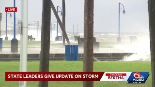 Tropical Storm Bertha brings heavy wind, choppy waves to New Orleans lakefront
