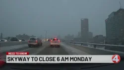 Skyway to close Monday morning due to high winds