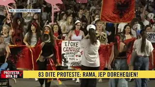 “Nesër më shumë”, mbyllet protesta e 83 kundër qeverisë, shqiptarët kërkojnë dorëheqjen e Ramës