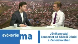 Jótékonysági koncertet ad Szécsi Dániel a Zeneiskolában