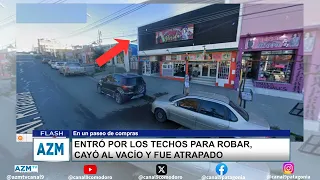 He Broke In Through the Roof to Rob, Fell, and Was Caught
