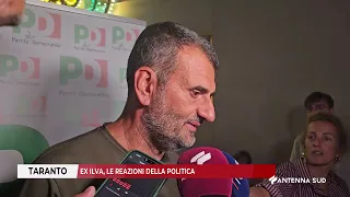 SEPTEMBER 11, 2026 TARANTO EX ILVA, POLITICAL REACTIONS