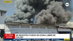 Fire at a Colon Free Trade Zone warehouse