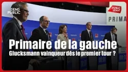 Primaire de la gauche : Glucksmann vainqueur dès le premier tour ?
