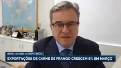 Mesmo com crise no Oriente Médio, exportações de carne de frango crescem 6% em março