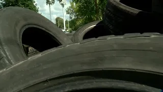 Over 30 tires illegally dumped on 80-year-old Milwaukee woman’s property