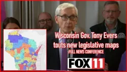 Wisconsin governor touts new redistricting maps