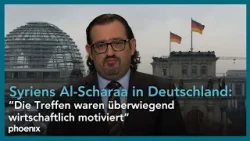 Naseef Naeem zum heutigen Besuch des syrischen Übergangspräsidenten in Deutschland | 30.03.2026