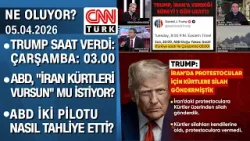 Trump saat verdi: Çarşamba: 03.00 | ABD iki pilotu nasıl tahliye etti? - Ne Oluyor? 05.04.2026 Pazar Trump saat verdi: Çarşamba: 03.00 | ABD iki pilotu nasıl tahliye etti? - Ne Oluyor? 05.04.2026 Pazar
