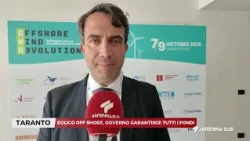 09 OTTOBRE 2026   TARANTO   EOLICO OFF SHORE, GOVERNO GARANTISCE TUTTI I FONDI