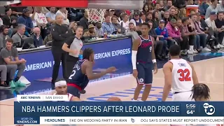 NBA punishes Clippers after Kawhi Leonard probe