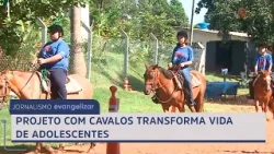 Projeto com cavalos transforma vida de adolescentes