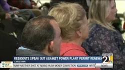 Residents speak out against power plant permit renewal