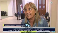 Gremio de prensa advierte por la derogación del Estatuto del Periodista