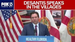 DeSantis news conference in The Villages DeSantis news conference in The Villages