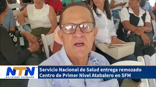 National Health Service delivers renovated Atabalero Primary Care Center in SFM