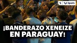 Boca Juniors fans rally in Asunción 🔵🟡 Boca will visit Recoleta for the Copa Sudamericana