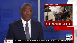 Emergency blood shortage