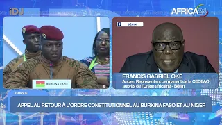 L'Invité du Jour - Francis Gabriel OKE, Ancien Représentant permanent de la CEDEAO auprès de l’UA