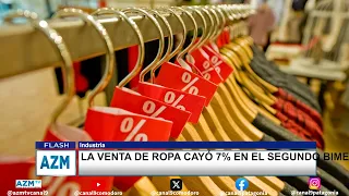 Clothing sales fell 7% in the second two-month period