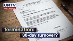 Termination: May 30‑day turnover pa ba? Termination: May 30‑day turnover pa ba?
