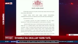 BREAKING NEWS | BREAKING NEWS | Schools in Istanbul are closed tomorrow!