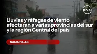 Rain and wind gusts to affect several provinces in the country's south and central region