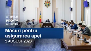 PRO TV News (1:00 PM) | MEASURES TO ENSURE WATER SUPPLY | Moldova