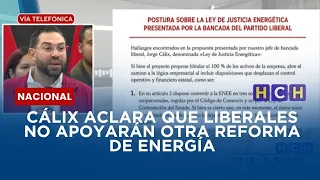 Cálix aclara que liberales no apoyarán otra reforma de energía