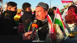 بۆ ئیدانەكردنی هێرشەكانی سەر ڕۆژاوا خۆپیشاندان لە كەركووك بەڕێوەچوو