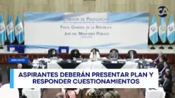 Tras Semana Santa iniciarán entrevistas a aspirantes a Fiscal General