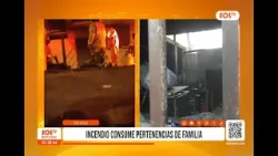La Esperanza: incendio consume vivienda recién ocupada