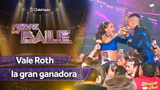 WITH OVER 50% OF THE VOTES! Vale Roth crowned winner of the grand finale - Fiebre de Baile