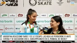 Las Águilas, heads held high despite the loss in the final: "I'm proud of the whole team"
