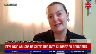 She reported childhood abuse by her uncle in Concordia