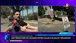 Cambian los adoquines en Boulevard Racedo de Paraná