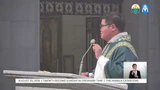Homily | 30 August 2026