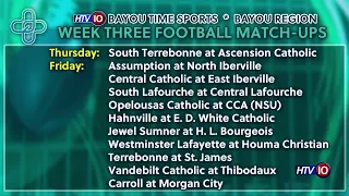 Bayou Time Sports 9/15: Stan Gravois Previews This Week in High School Football