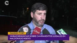Damián Tort – Denuncias y limpieza de terrenos por campamentos ilegales en Maldonado Nuevo