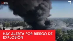 Así está el INCENDIO en FRANCISCO ÁLVAREZ Así está el INCENDIO en FRANCISCO ÁLVAREZ