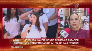 Desarrollo Comunitario de La Ceiba realiza celebración en conmemoración al día de la juventud
