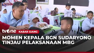 Head of the National Nutrition Agency Sudaryono Inspects Free Nutritious Meal Program at SDN Bant...