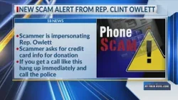 Pennsylvania Rep. Clint Owlett warns about scam calls asking for donations