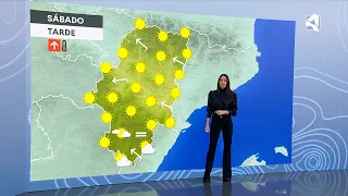 Weather forecast for Saturday, September 19, 2026.