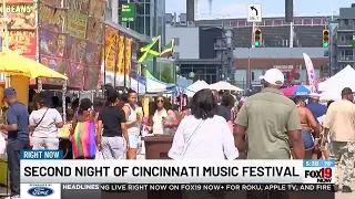 Second night of Cincinnati Music Festival kicks off