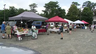 Local farmers were on display during National Farmers Market Week at the Wayne County Farmers Market