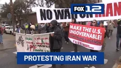 В Портленде протестующие перекрыли бульвар Хоторн и призвали к прекращению участия США в делах Ир...