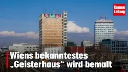 Wiens bekanntestes „Geisterhaus“ wird bemalt I krone.tv NEWS