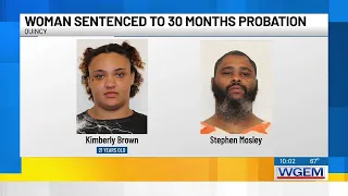 Quincy woman sentenced to 30 months felony probation after helping hide murderer